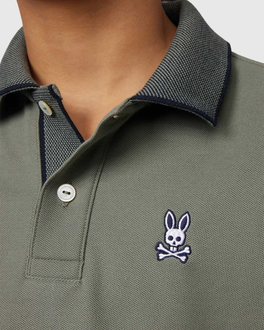 Polos Psycho Bunny Southport Pique Polo Shirt Vert Enfant | IVQ-82595562